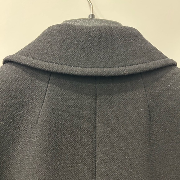 J. Crew Women's Black Double-Breasted long Coat - Picture 5 of 8